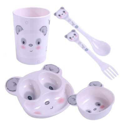 Sada detského riadu 5D pre deti - Panda