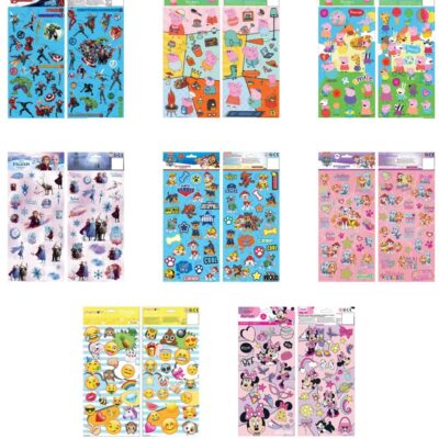 Samolepky (2 listy 15x35 cm)