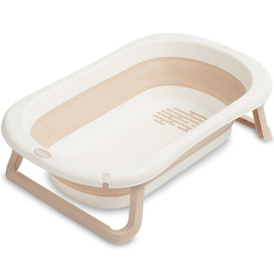 Skladacia vanička Foldi - béžová, biela