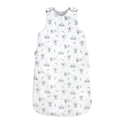 Spací vak bavlna, Koala, biela/sivá