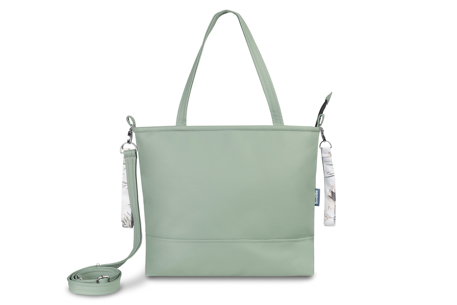 Štýlová taška pre mamičky z ekokože - oliva