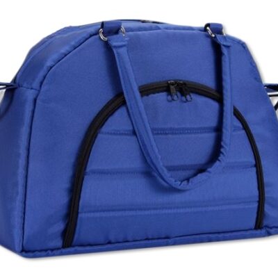 Baby Nellys: Taška na kočík ADELA LUX (granát/tm.modrá)