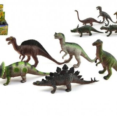 Teddies Dinosaurus plast 20cm asst 24ks v boxe