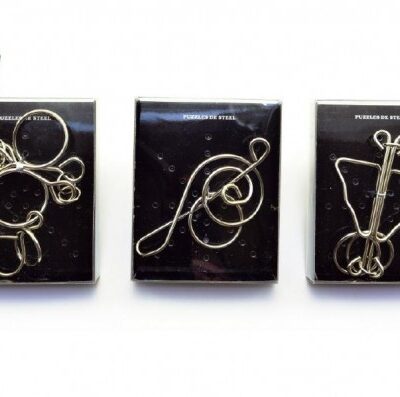 Teddies Hlavolam kov v krabičke 8x10cm asst 24ks v boxe