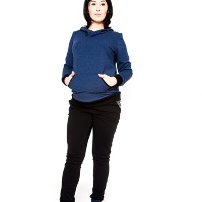 Tehotenské nohavice Be Maamaa - NINA čierna