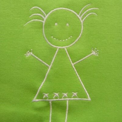 Be MaaMaa: Tehotenský pás - dievča, zelené jablko