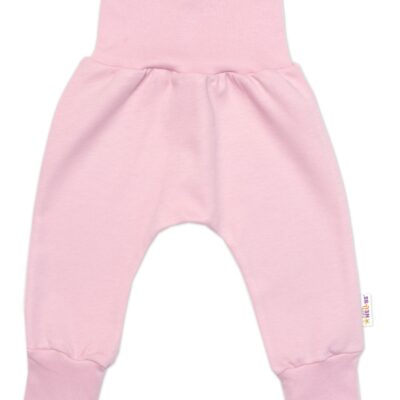 Tepláčiky - Baggy, bavlna Space Bear, Baby Nellys - púdrové