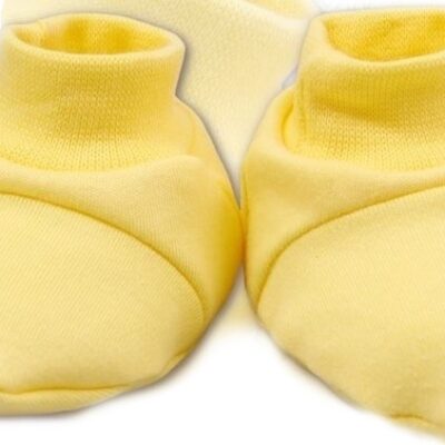 BAVLNA: Krémové topánočky/ponožky