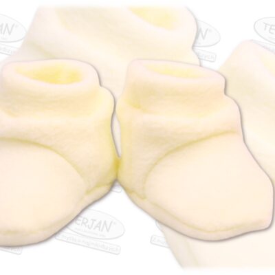 POLAR: Ecru topánočky/ponožky