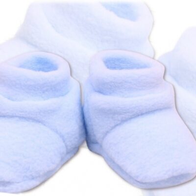 POLAR: Svetlomodré topánočky/ponožky