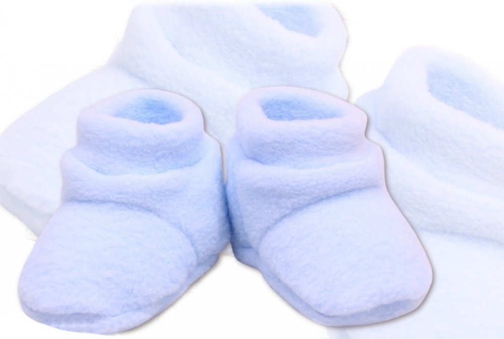 POLAR: Svetlomodré topánočky/ponožky