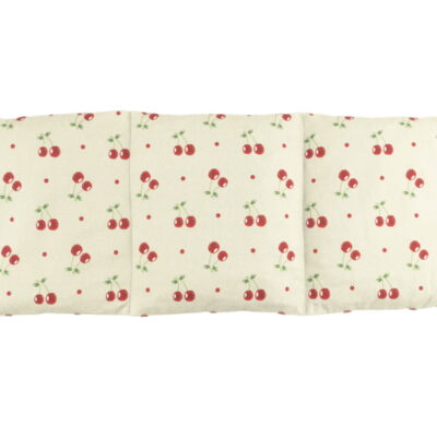 Trojkomorový nahrievací pás s čerešňovými kôstkami, termofor - Cherry life, ecru