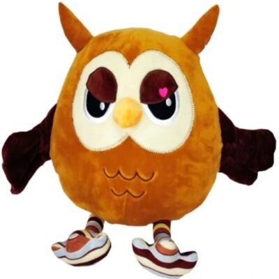 Tulilo: Plyšový vankúšik Sova Aldona 31cm (hnedá)