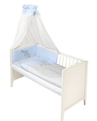 Ty i My Mantinel s obliečkami FIND ME - sv. modrý (jemná kostička), 135x100