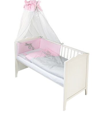 Ty i My Mantinel s obliečkami FIND ME - sv. ružová (jemná kostička)