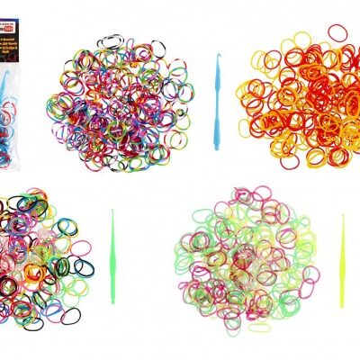Vyrob si náramok: Gumičky mix farieb (200ks)