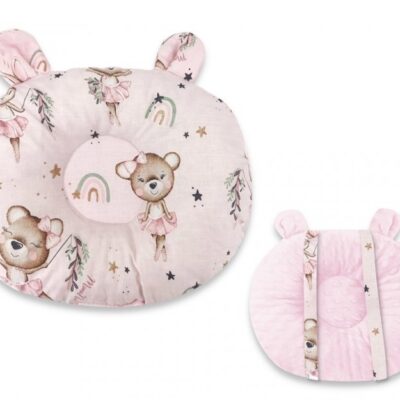 Vankúš na dojčenie Bavlna/Minky, Little Balerina - ružová
