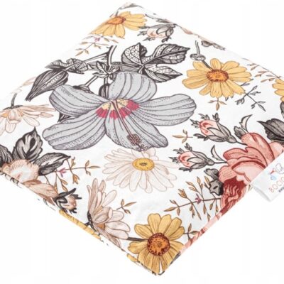 Veľký nahrievací vankúšik Retro Garden s kôstkami