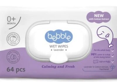 Vlhčené obrúsky s levanduľou (64ks)