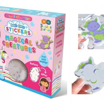 Vodolepky do kúpeľa + sieťka - Kúzelné stvorenia