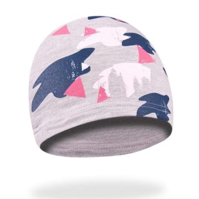 YO! Bavlnená čiapka Izabela (sv. sivá)