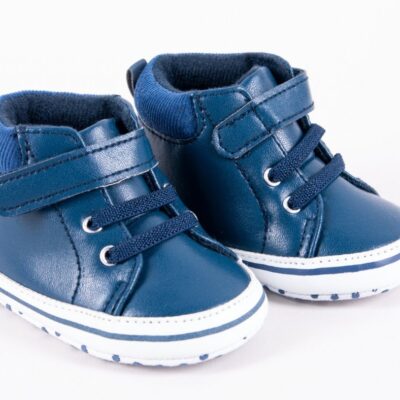 YO! Dojčenské topánky/capáčky Boy, na suchý zips - granátové