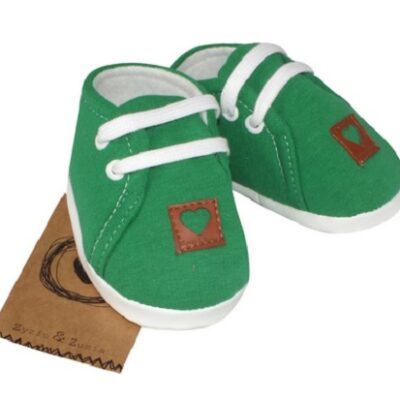 Z&Z Jarné dojčenske topánočky, capáčky - zelené, 62/68