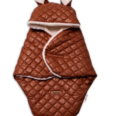 Z&Z: Oteplený fusak s kapucňou (hnedý)