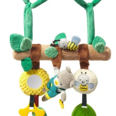 Závesná hračka Teddy Gardener (mätová/béžová)