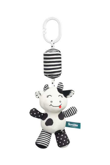 Závesná hračka do kočíka BLACK&WHITE - kravička