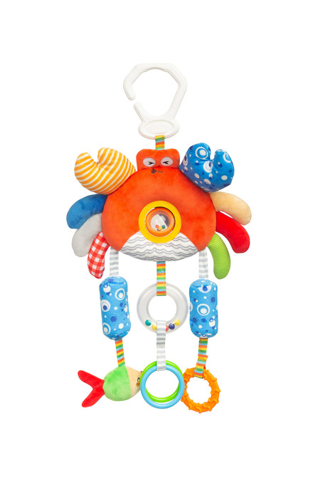 Závesná hračka, hrkálka - Krabík Maxi