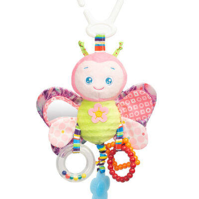 Závesná hračka, hrkálka - Motýlik