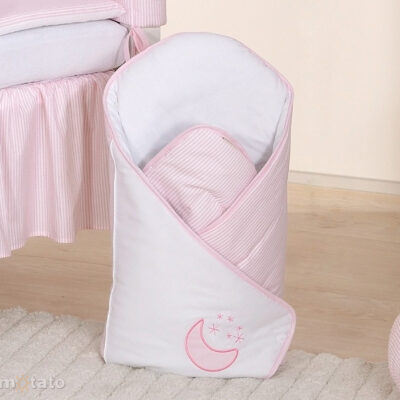 Zavinovačka LUX, s vystuženými chrbtom - Měsíček  - růžová