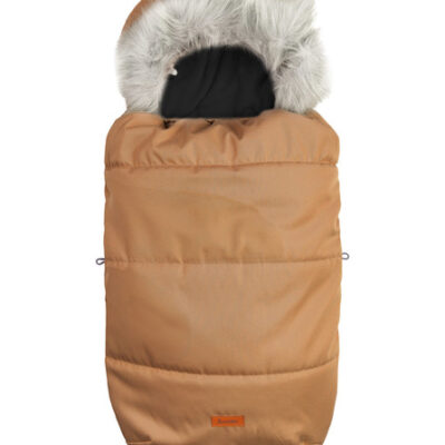 Zimný fusák s kožušinou 100x50cm, camel