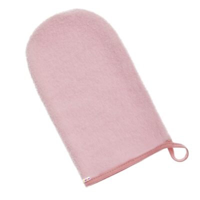 Žinka froté, umývačka na umývanie bábätka - sv. ružová